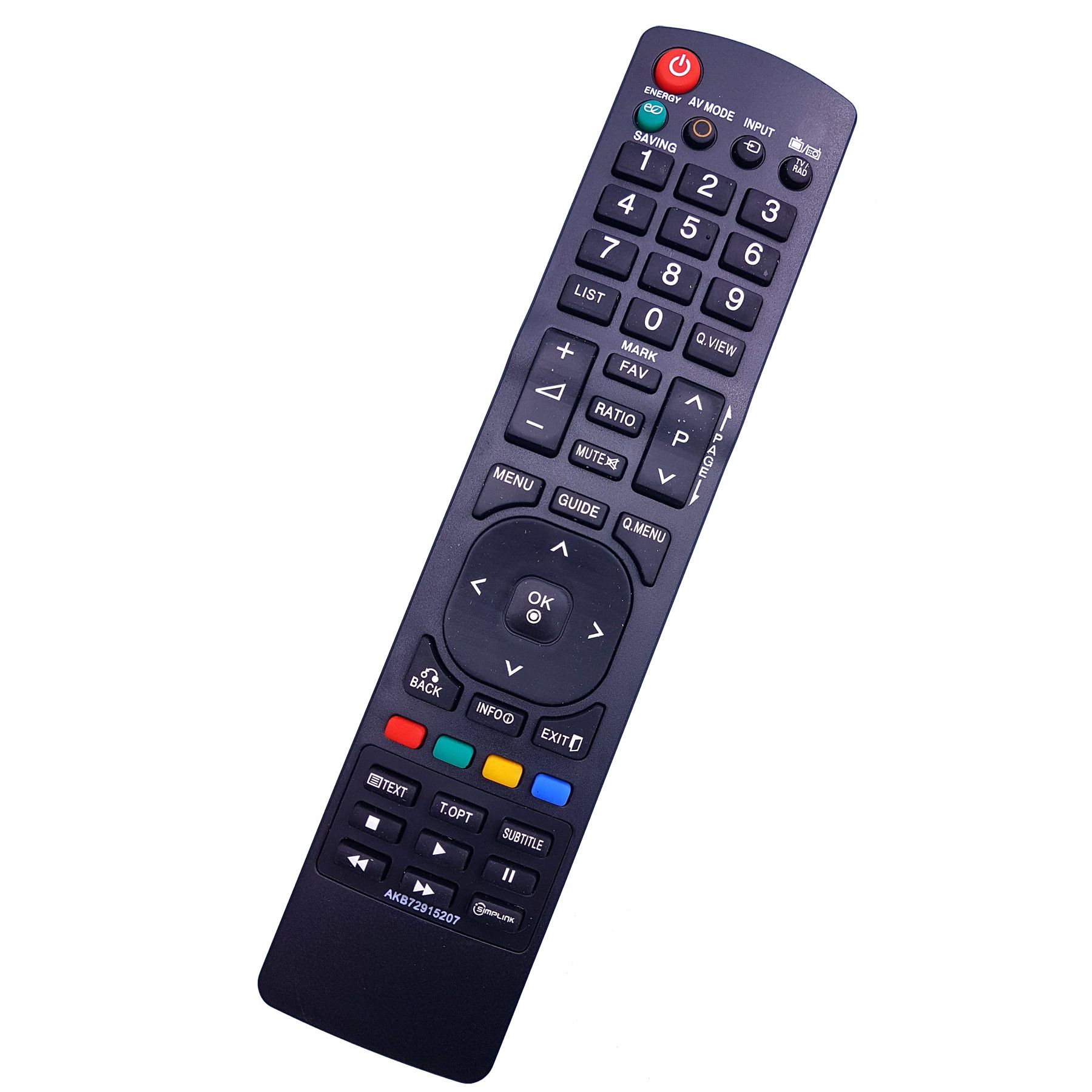 Télécommande Pour LG Modèles 19LD350, 19LE3300, Etc. - Référence AKB72915207 - Neuf Sous Emballage - Marque Infrashop